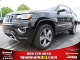 2014 Brilliant Black Crystal Pearl Jeep Grand Cherokee Overland 4x4 #80593048
