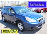 2010 Azurite Blue Pearl Subaru Outback 2.5i Wagon #80650795