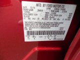 2011 Edge Color Code for Red Candy Metallic - Color Code: U6