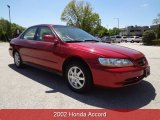 2002 Firepepper Red Pearl Honda Accord EX Sedan #80650960