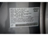 2010 Audi Q7 3.6 Premium Plus quattro Info Tag