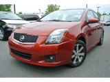 2011 Lava Red Nissan Sentra 2.0 S #80672126
