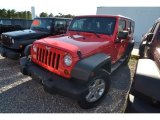 2013 Rock Lobster Red Jeep Wrangler Unlimited Sport S 4x4 #80677494