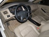 2000 Honda Accord EX V6 Coupe Ivory Interior