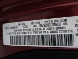 2011 Ram 1500 Color Code for Deep Cherry Red Crystal Pearl - Color Code: PRP