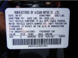 2007 M Color Code for Black Obsidian - Color Code: KH3