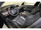 2008 BMW 7 Series 750Li Sedan Black Interior