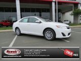 2013 Super White Toyota Camry LE #80677802