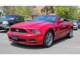 2013 Red Candy Metallic Ford Mustang V6 Premium Convertible #80677895
