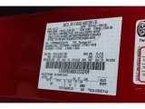 2013 Mustang Color Code for Red Candy Metallic - Color Code: RZ