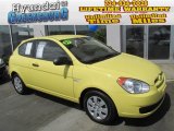 2009 Mellow Yellow Hyundai Accent GS 3 Door #80677351