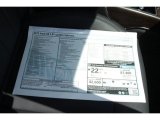 2013 Audi A6 3.0T quattro Sedan Window Sticker