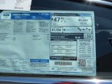 2013 Ford Fusion Hybrid Titanium Window Sticker