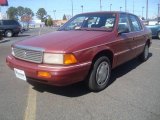 Claret Red Pearl Metallic Plymouth Acclaim in 1992