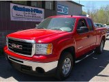 2010 Fire Red GMC Sierra 1500 SLE Extended Cab 4x4 #80723153