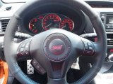 2013 Subaru Impreza WRX STi 4 Door Orange Special Edition Steering Wheel