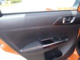 2013 Subaru Impreza WRX STi 4 Door Orange Special Edition Door Panel