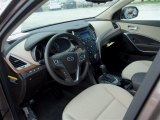 2013 Hyundai Santa Fe GLS Beige Interior
