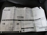 2008 Chevrolet Corvette Coupe Window Sticker