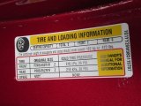 2008 Chevrolet Corvette Coupe Info Tag