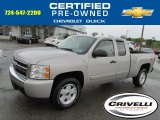 2008 Silver Birch Metallic Chevrolet Silverado 1500 LT Extended Cab 4x4 #80785450
