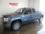 2013 Stealth Gray Metallic GMC Sierra 1500 SLE Extended Cab 4x4 #80785658