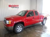 2013 Fire Red GMC Sierra 1500 SLE Extended Cab 4x4 #80785657