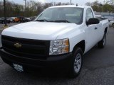 2008 Summit White Chevrolet Silverado 1500 Work Truck Regular Cab #80784876