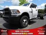 2013 Bright White Ram 3500 Tradesman Regular Cab Dually Chassis #80785170