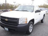 2008 Summit White Chevrolet Silverado 1500 Work Truck Regular Cab #80784873