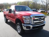 2012 Vermillion Red Ford F250 Super Duty XLT Regular Cab 4x4 #80785615