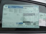 2013 Ford Focus ST Hatchback Window Sticker