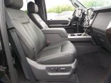 2013 Ford F250 Super Duty Platinum Crew Cab 4x4 Platinum Black Leather Interior