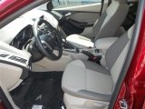 2013 Ford Focus SE Hatchback Medium Light Stone Interior