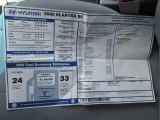 2008 Hyundai Elantra SE Sedan Window Sticker