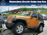 2012 Dozer Yellow Jeep Wrangler Sport 4x4 #80838063