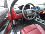 2013 Cadillac ATS 2.0L Turbo Premium Morello Red/Jet Black Accents Interior