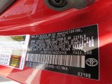 2010 Camry Color Code for Barcelona Red Metallic - Color Code: 3R3