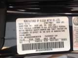 2013 370Z Color Code for Magnetic Black - Color Code: G41