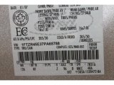 2007 Ranger Color Code for Silver Metallic - Color Code: YN