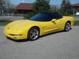 2002 Chevrolet Corvette Convertible Front 3/4 View