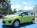 2013 Lime Squeeze Ford Fiesta SE Sedan #80894977