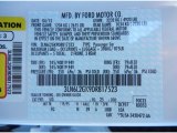 2013 MKZ Color Code for White Platinum - Color Code: UG