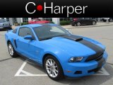 2011 Grabber Blue Ford Mustang V6 Premium Coupe #80894844