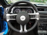 2013 Ford Mustang V6 Premium Convertible Steering Wheel