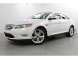 White Suede Metallic Ford Taurus in 2010