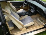 1986 Pontiac Firebird Trans Am Front Seat