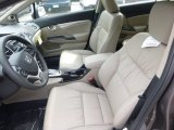 2013 Honda Civic EX-L Sedan Beige Interior
