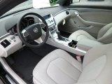 2013 Cadillac CTS 4 AWD Coupe Light Titanium/Ebony Interior