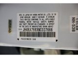 1991 Legend Color Code for Frost White - Color Code: NH538